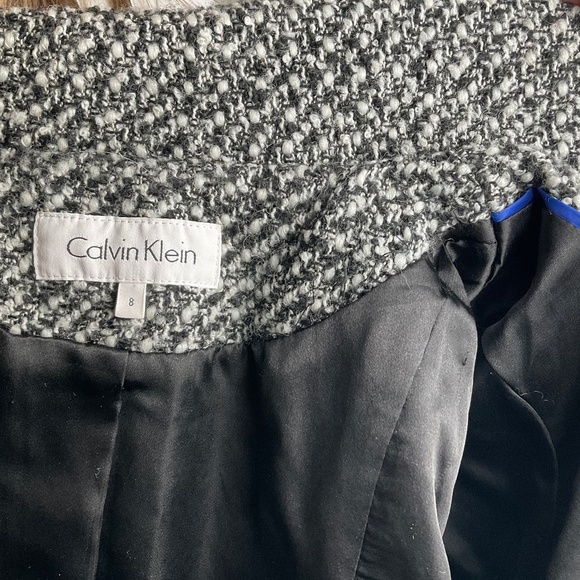 Calvin Klein Tweed Coat - Picture 6 of 6